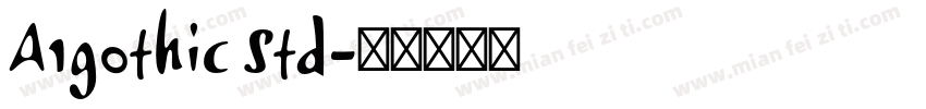A1gothic Std字体转换